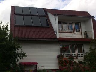 Solar heating support system and hot water supply in Ogresgals