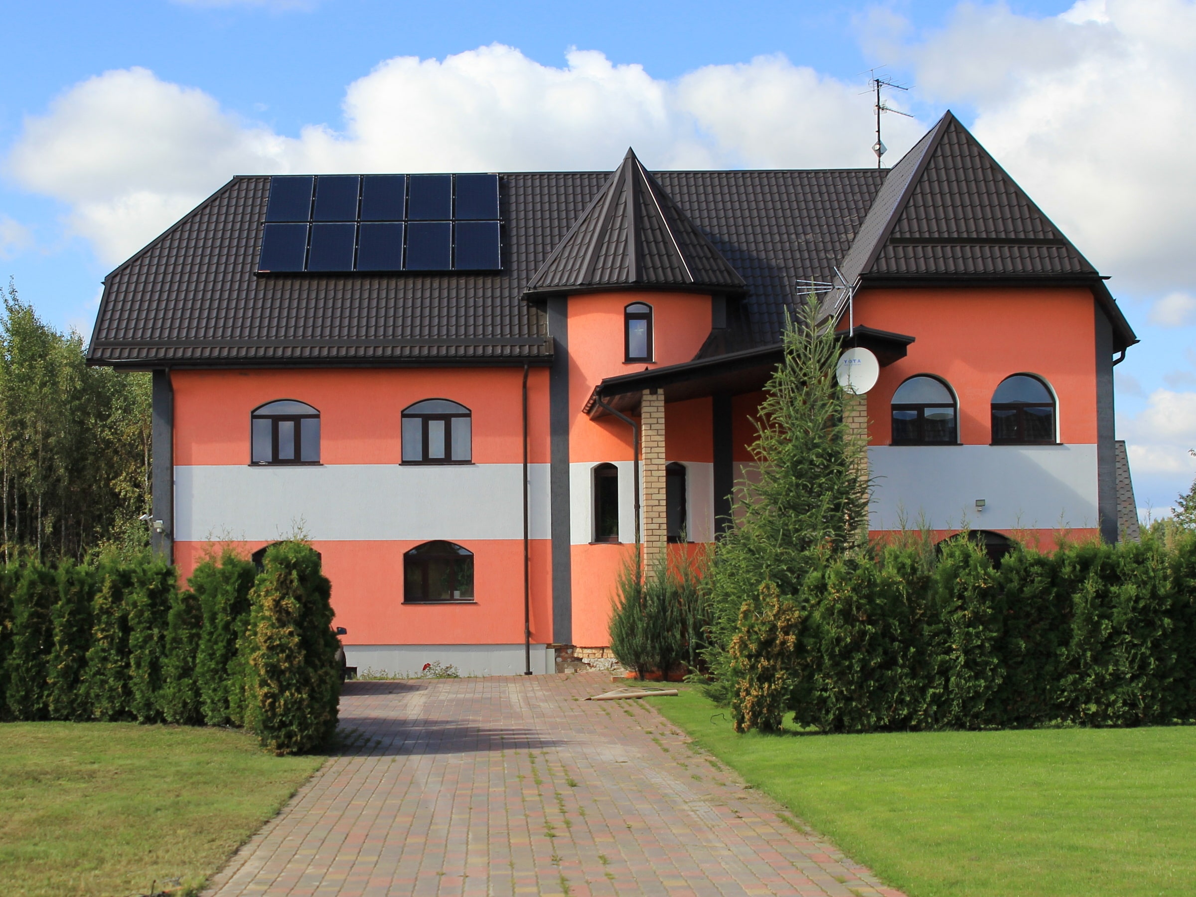 Solar heat pump system DUO in Krustpils region