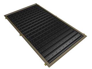 Vertical solar collector TS400 with vacuum thermal insulation